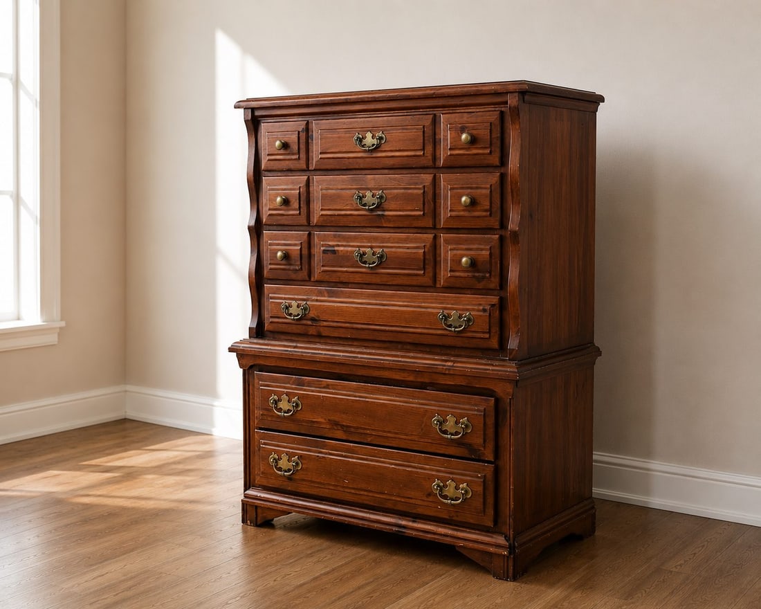 Young-Hinkle "Plymouth Pine" Traditional Chest on Chest - 2
