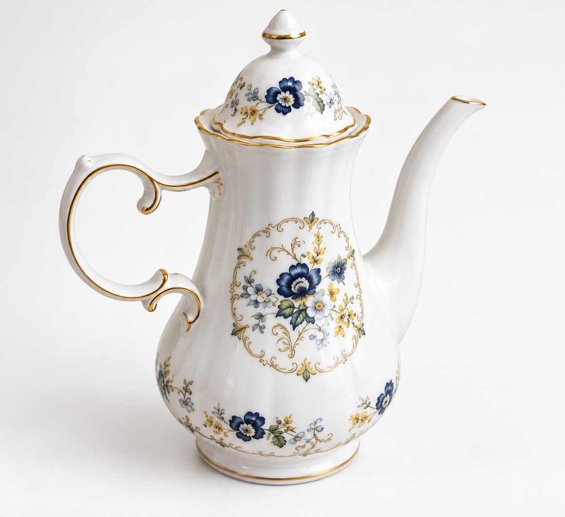 Royal Tara "Tara Hall" Fine Bone China Coffee Pot - 2