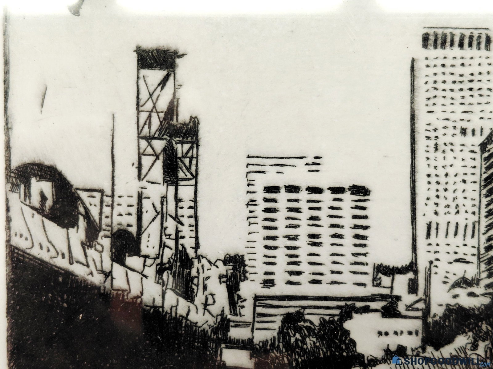 Amanda Dunbar Signed & Numbered Framed Etching, "Toledo" - 4