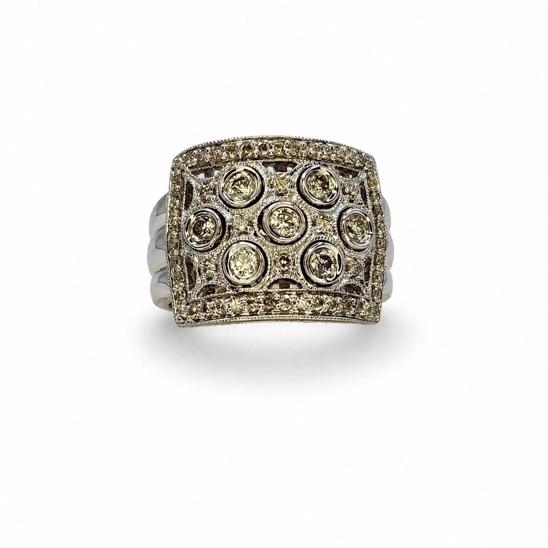 White gold diamond ring (1 of 4)
