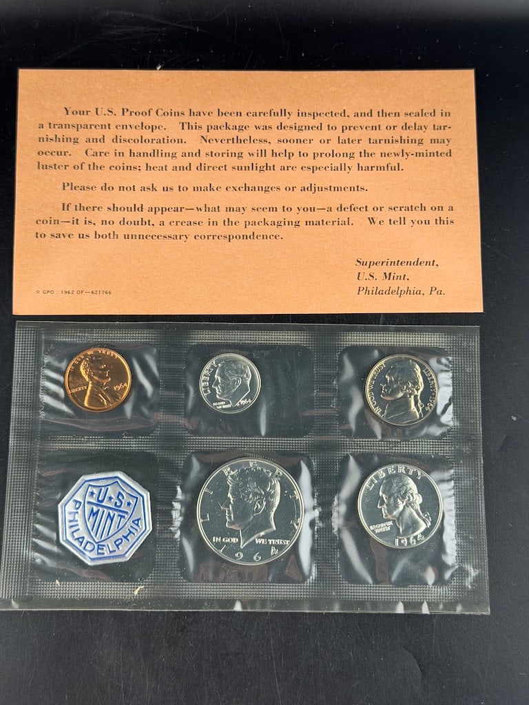 1964 United States Silver Proof Set - 2