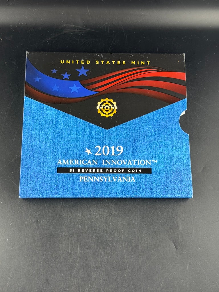 2019 American Innovation $1 Reverse Proof Coin Pennsylvania: 2019 American Innovation $1 Reverse Proof Coin Pennsylvania