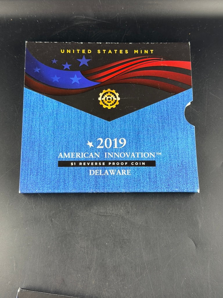 2019 American Innovation $1 Reverse Proof Coin Delaware: 2019 American Innovation $1 Reverse Proof Coin Delaware