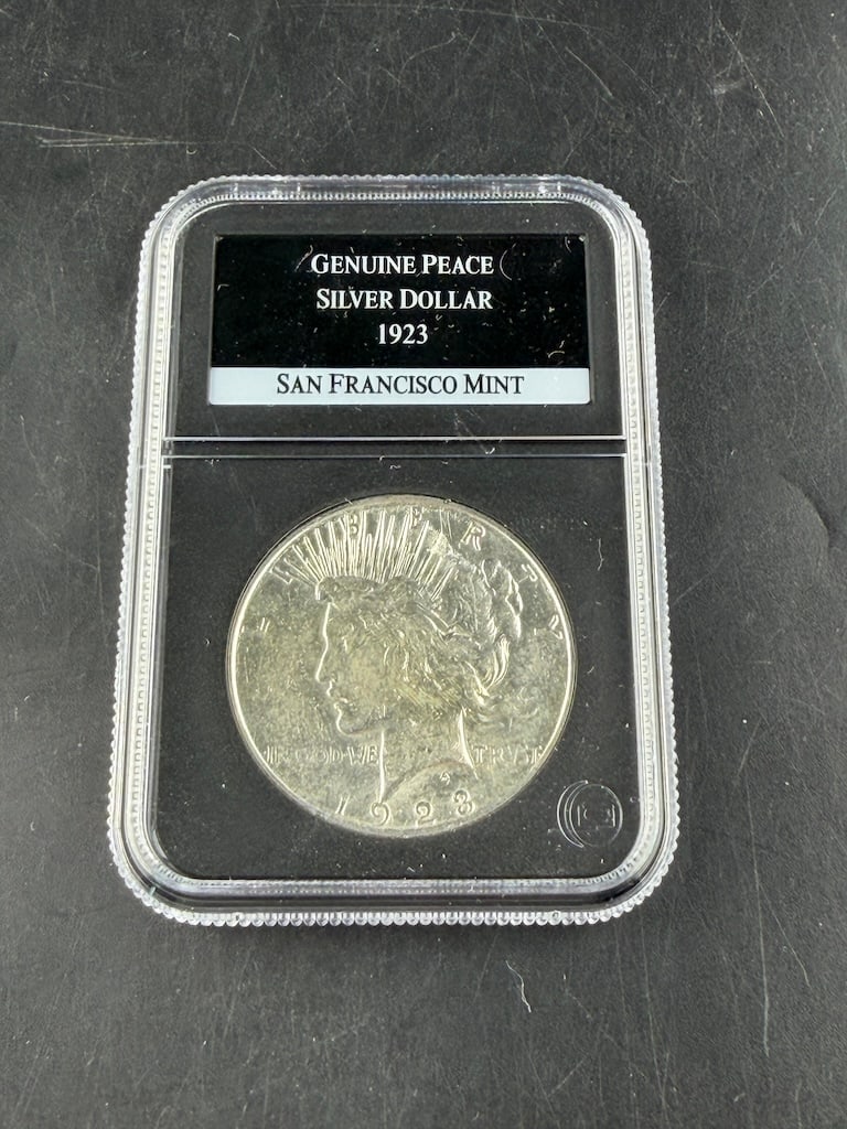 1923-S Peace Silver Dollar 90% Silver: 1923-s Peace Silver Dollar 90% Silver