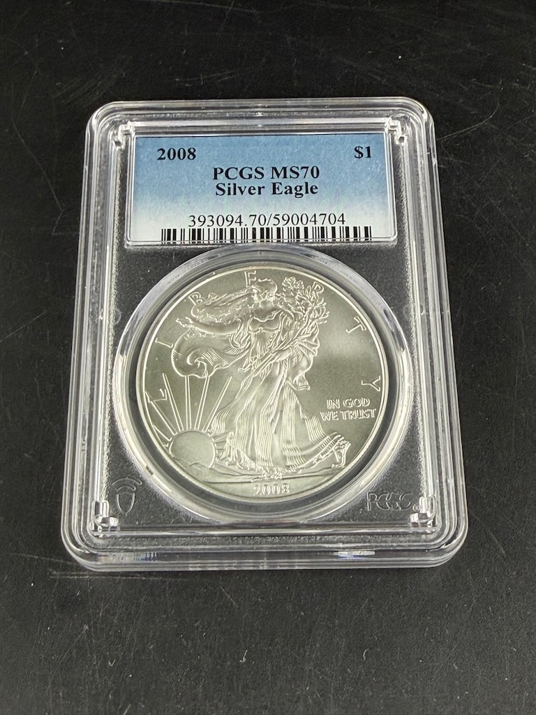 2008 American Eagle Graded PCGS MS70 (1 of 6)