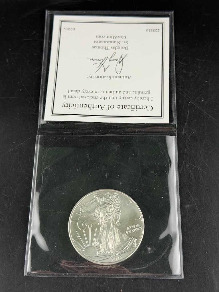 2015 American Eagle Silver w/COA (1 of 7)