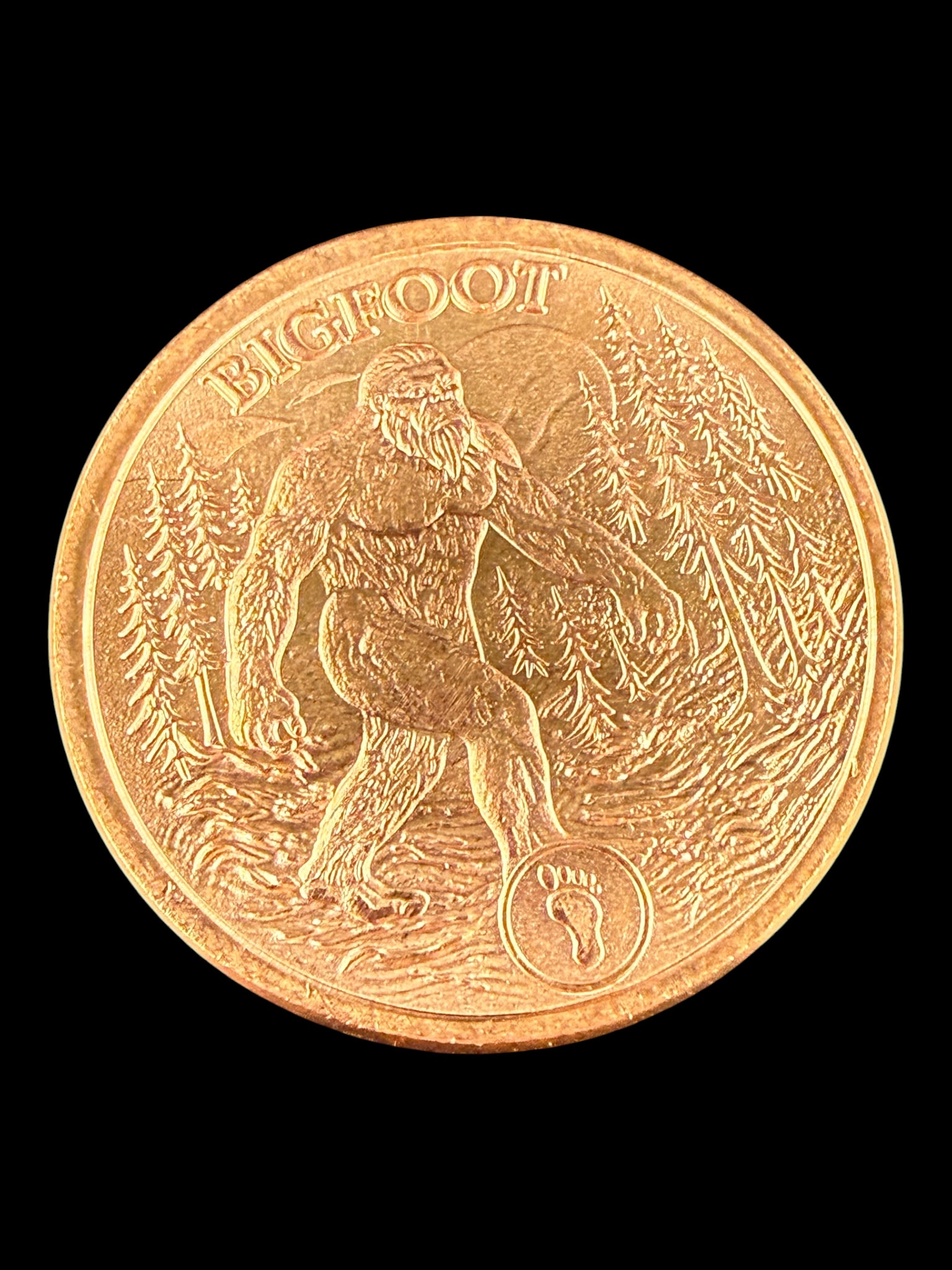 One AVDP Ounce .999 Fine Copper Round BigFoot (1 of 4)