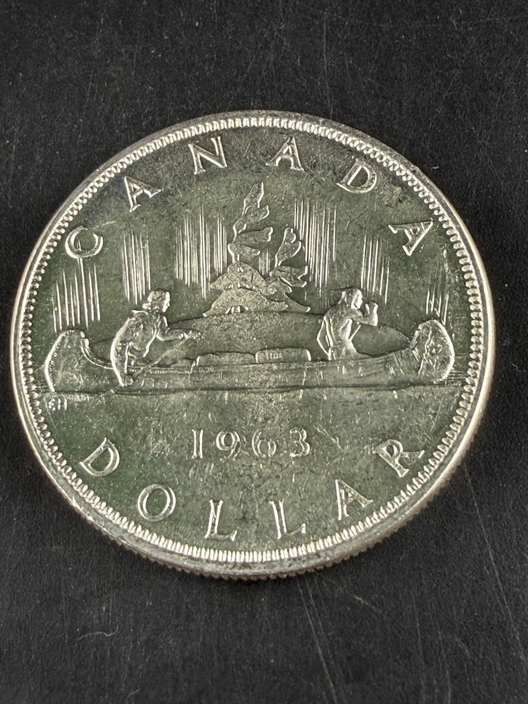1963 Canadian Silver Dollar (1 of 6)