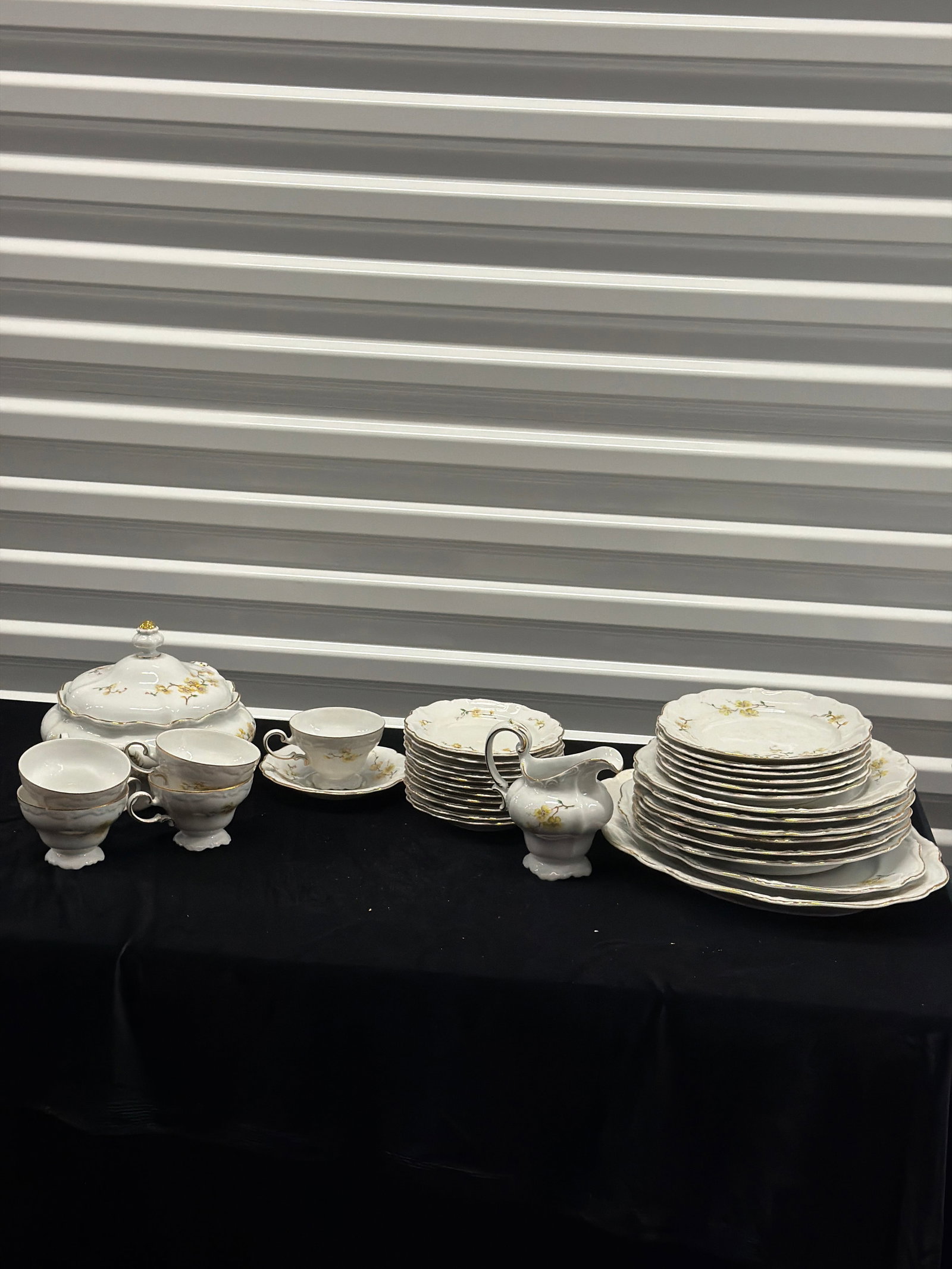 35-Piece Johann Haviland Bavaria "W160" Yellow Floral Porcelain Dinner Service LF (1 of 18)