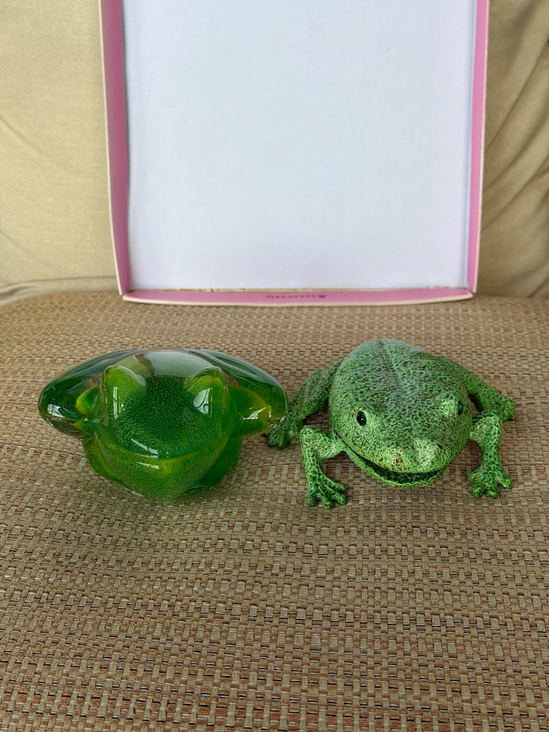 Set of Two Decorative Frog Figurines (1 of 6)