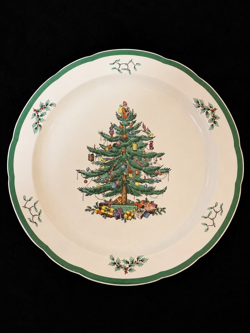 Spode England Christmas Tree S3324-M Large 12” Serving Platter (1 of 4)