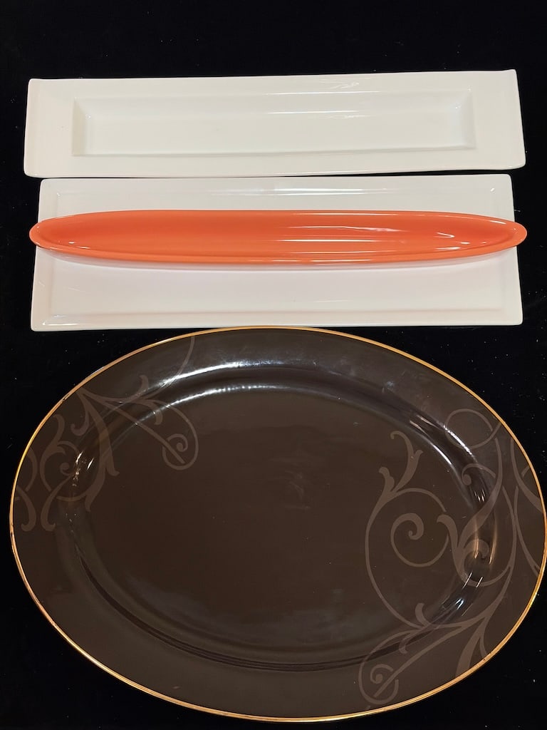 Mixed Designer Porcelain Servingware Lot - 4