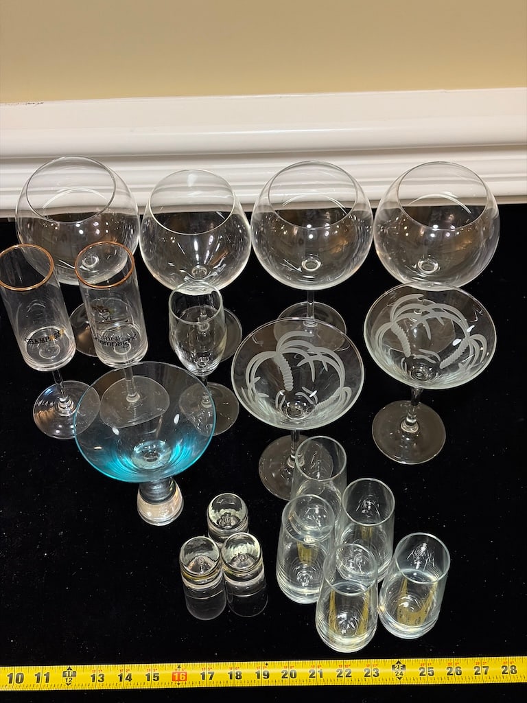 Assorted Elegant Glassware Set - 2