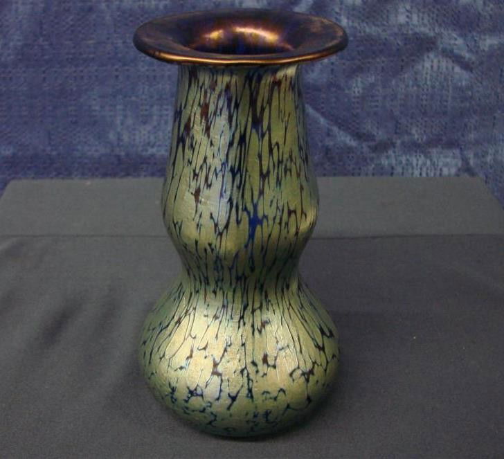 Loetz Art Glass Vase; 6" height 3" diameter: Loetz Art Glass Vase; 6" h. 3" dia. Auction Estimate $200-400.