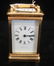 447: Signed Tiffany & Co Antique Carriage Clock
