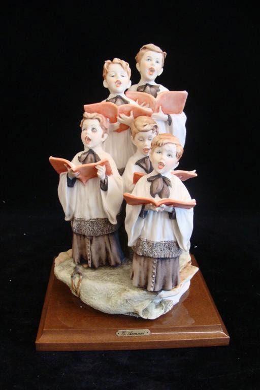 Giuseppe Armani Figurine Choir Boys 900C. Ltd Ed 140