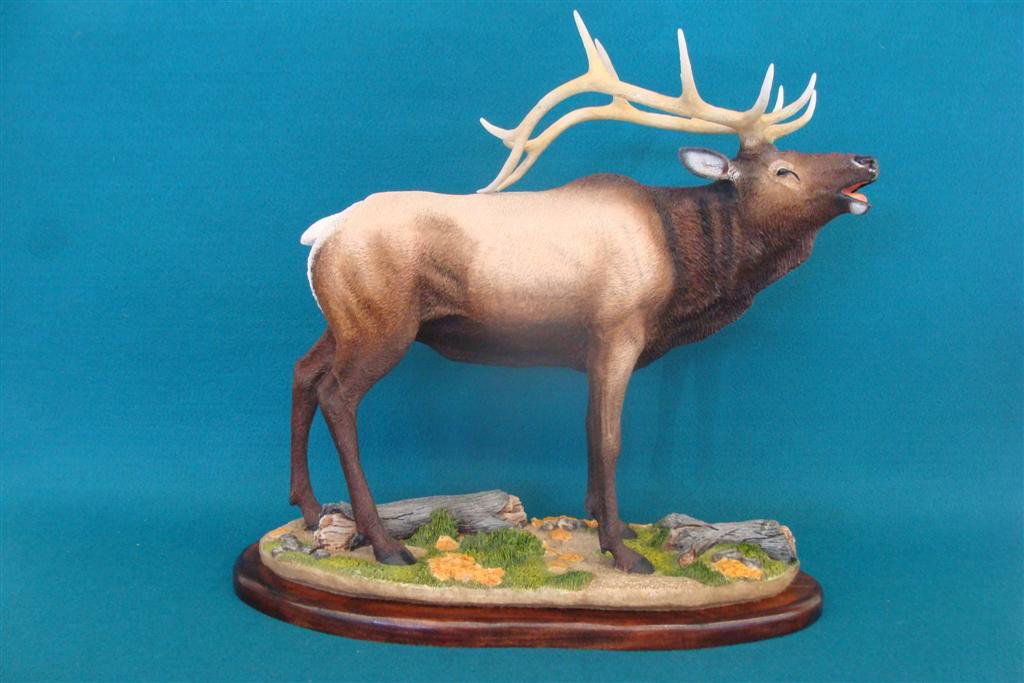 Ltd Ed Statue of an Elk by Estevez Creations #200/950.: Ltd Ed Statue of an Elk by Estevez Creations #200/950. Auction Estimate: $100-200.