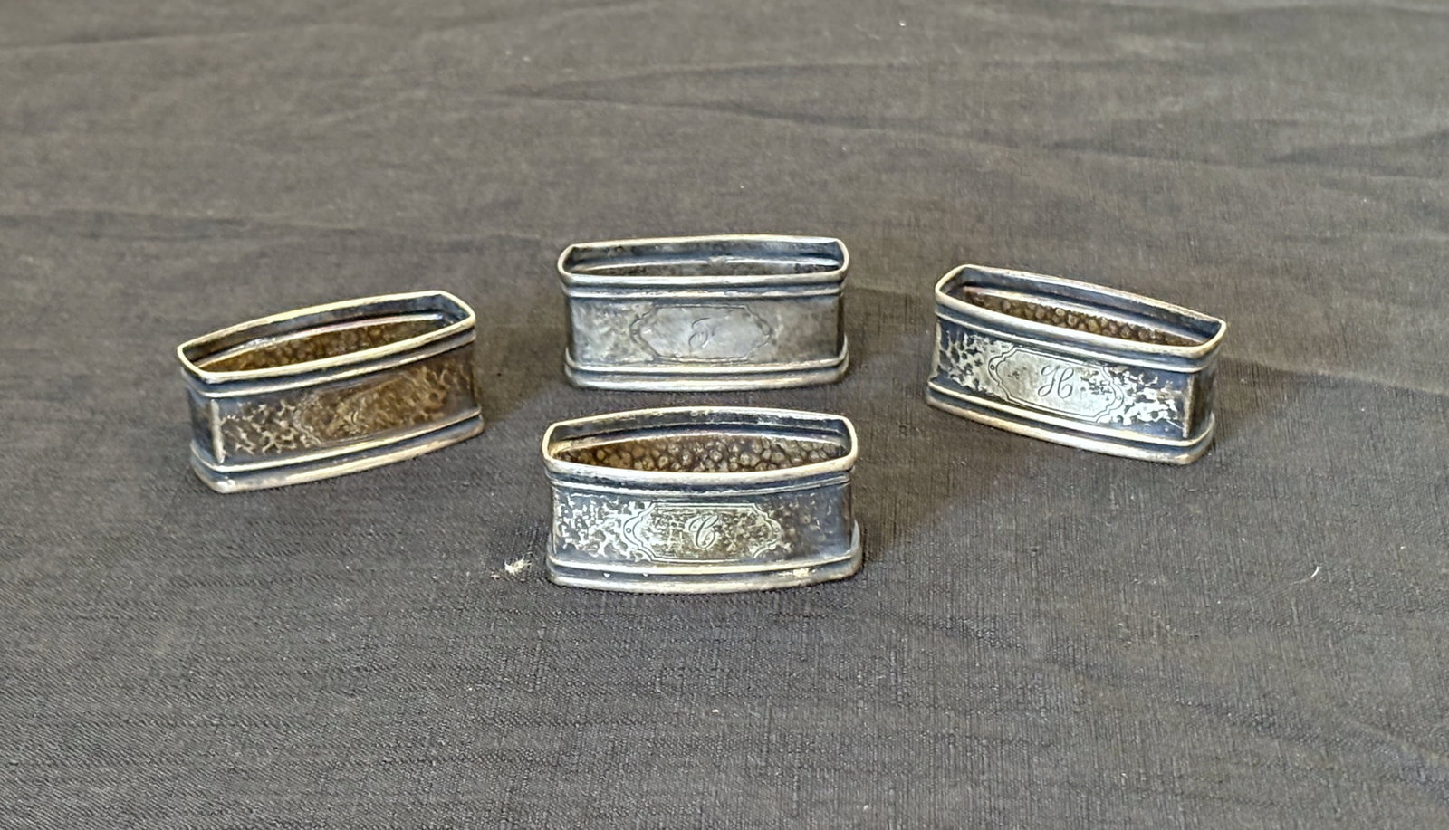 (9) pc Napkin ring grouping - 2