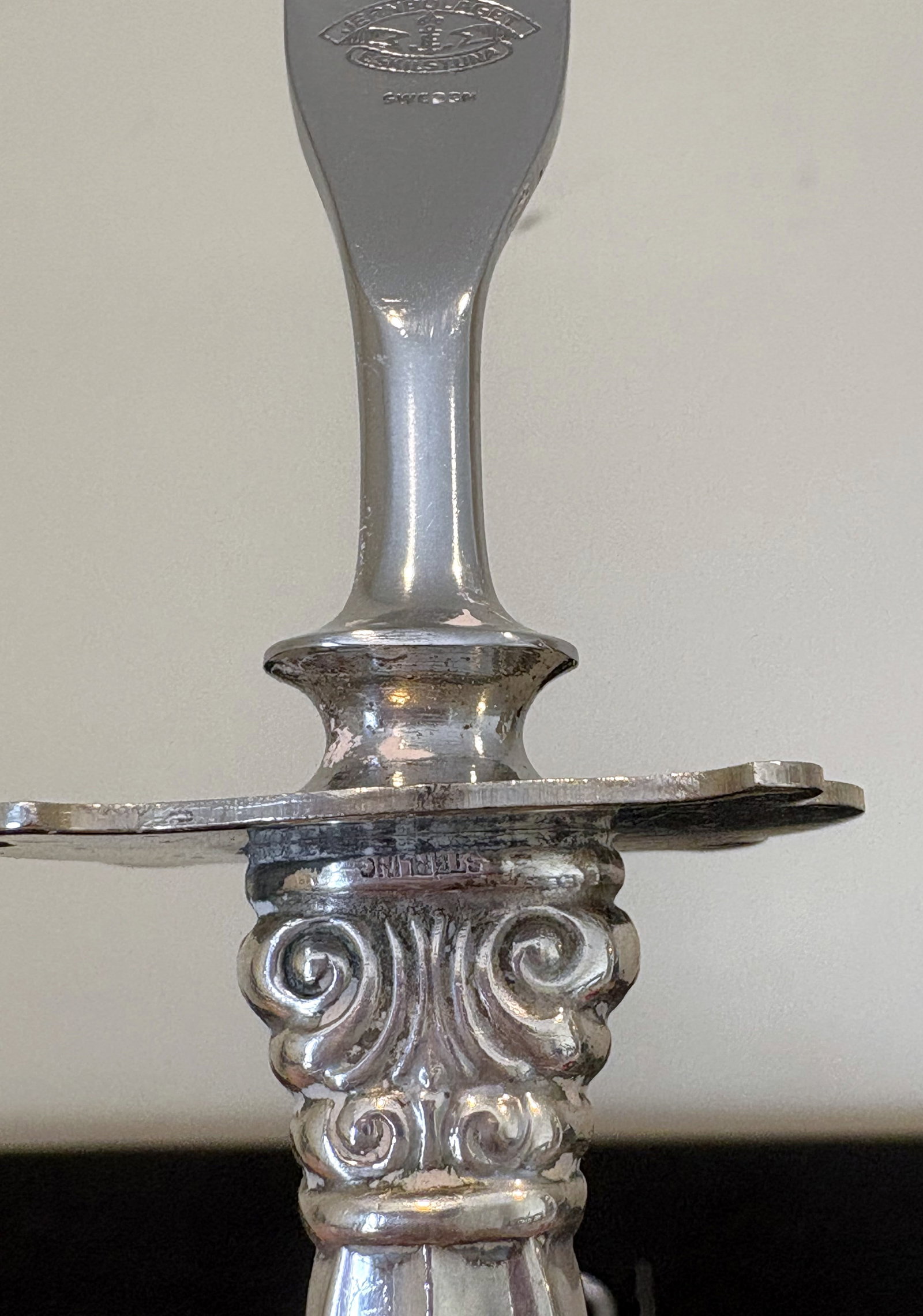 (4) Sterling silver handled serving set - 2