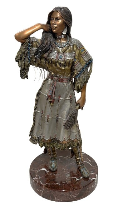 Christopher A. Pardell statue, 'Wind on Still Water' (1 of 9)