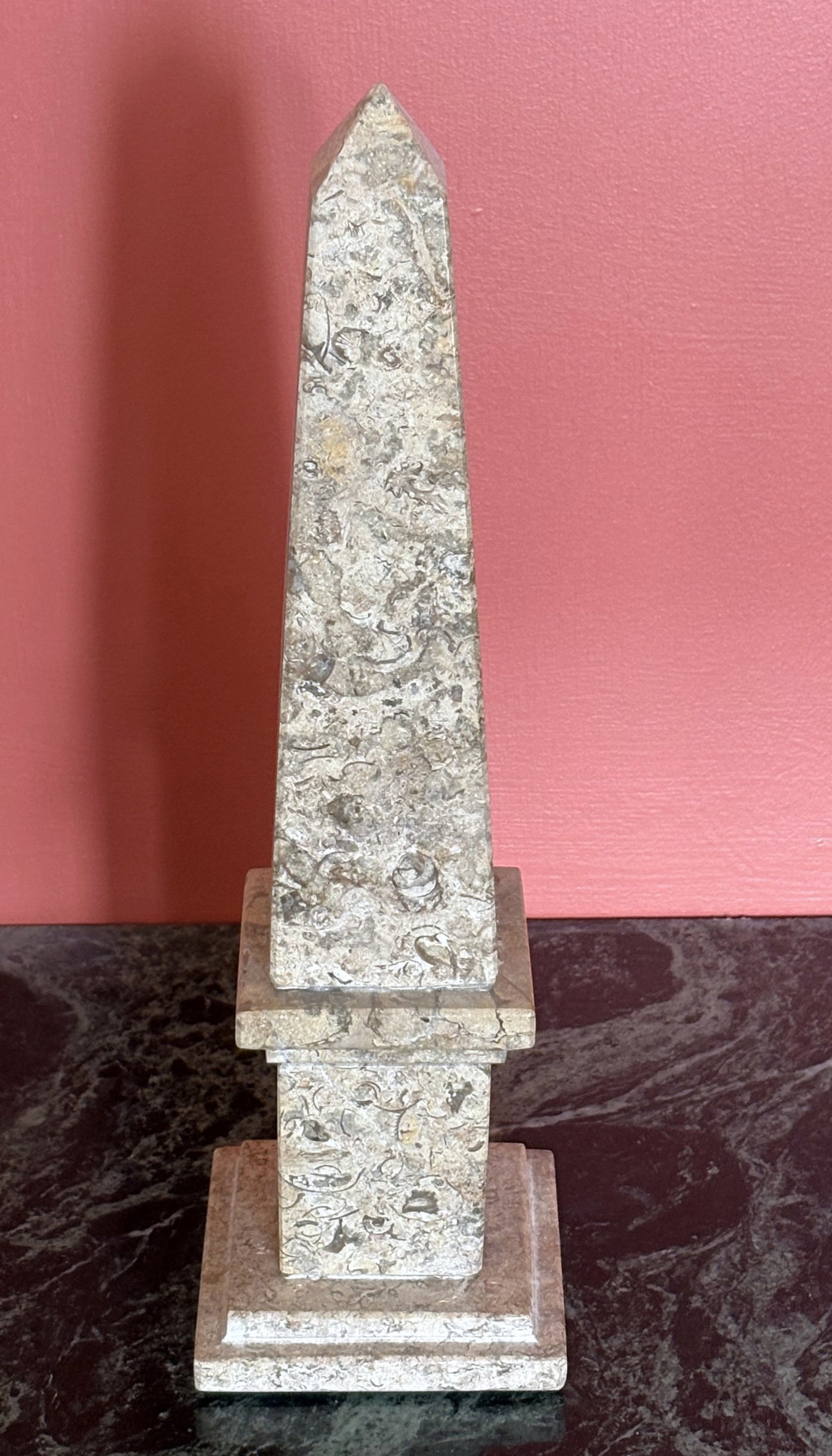 Pair Marble obelisks - 2