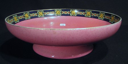 Royal Staffordshire Glazed Pottery Console Bowl, Roses