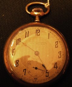 Antique Swiss 17 Jewel Corona Chronometer Pocket Watch: Antique Swiss 17 Jewel Riedo Corona Chronometer open face pocket watch. Movement reads: " Riedo Watch Swiss One Adjustment one 7 Jewel". Case reads: "Riedo watch Swiss". The case is in good condition 