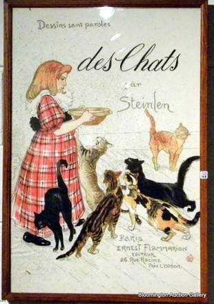 Jacques Lehmann Chats Sur Un Muret Cat Poster Jun 27 Lewis Maese Antiques Auction In Tx Jacques Lehmann Chats Sur Un Muret Cat Poster Jun 27 Lewis Maese Antiques Auction In Tx
