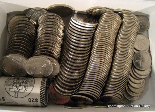 212 Coins - 87 Modern Canadian One Dollar Coins & more: 87 Modern Canadian One Dollar Coins, 48 Half Dollars, 77 Quarters ***PLEASE NOTE, EXPRESS SHIPPING AVAILABLE FOR THIS ITEM: For an additional handling fee of $15.00, this item will be shipped within 4
