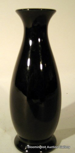 Rookwood Art Pottery Vase in Solid Black Glaze - 6.25" : Rookwood Art Pottery Vase in Solid Black Glaze - 6.25" h ***PLEASE NOTE, EXPRESS SHIPPING AVAILABLE FOR THIS ITEM: For an additional handling fee of $15.00, this item will be shipped within 48 busines