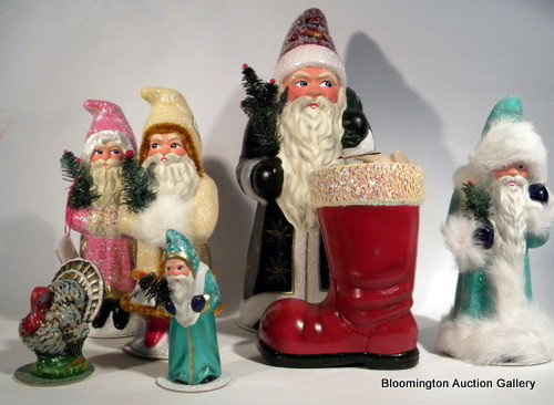 7 Christopher Radko Hand Painted Christmas Ornaments : 7 Christopher Radko Hand Painted Christmas Ornaments w/Original Box