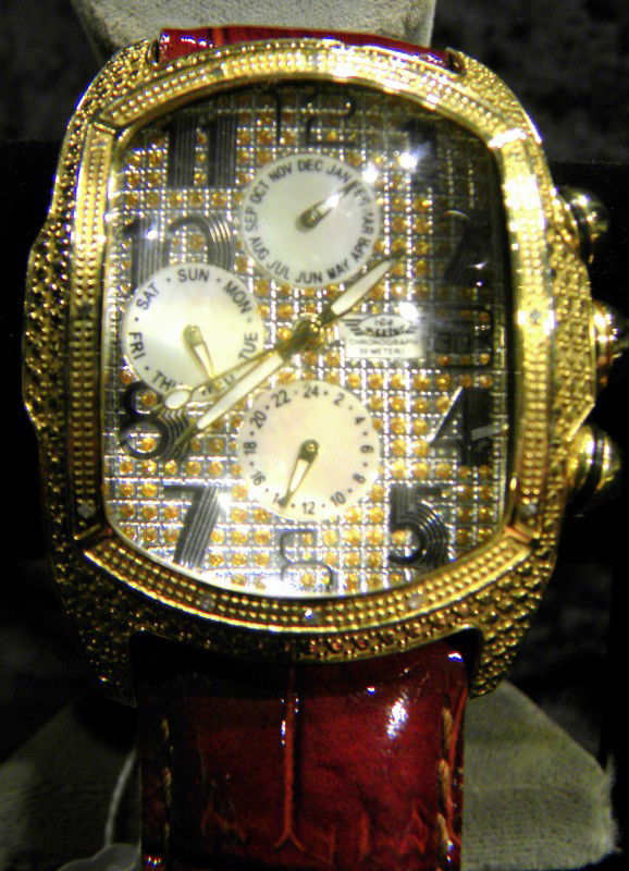 Ice Master Men's Diamond Encrusted Watch