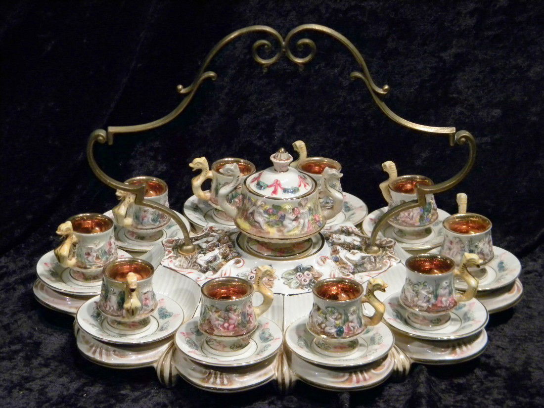 Capodimonte Italy Porcelain Tea Set May 20, 2011 Bloomington