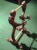 Wooden Hand Carved Samurai Sword Stand Dec/W Dragons - 3