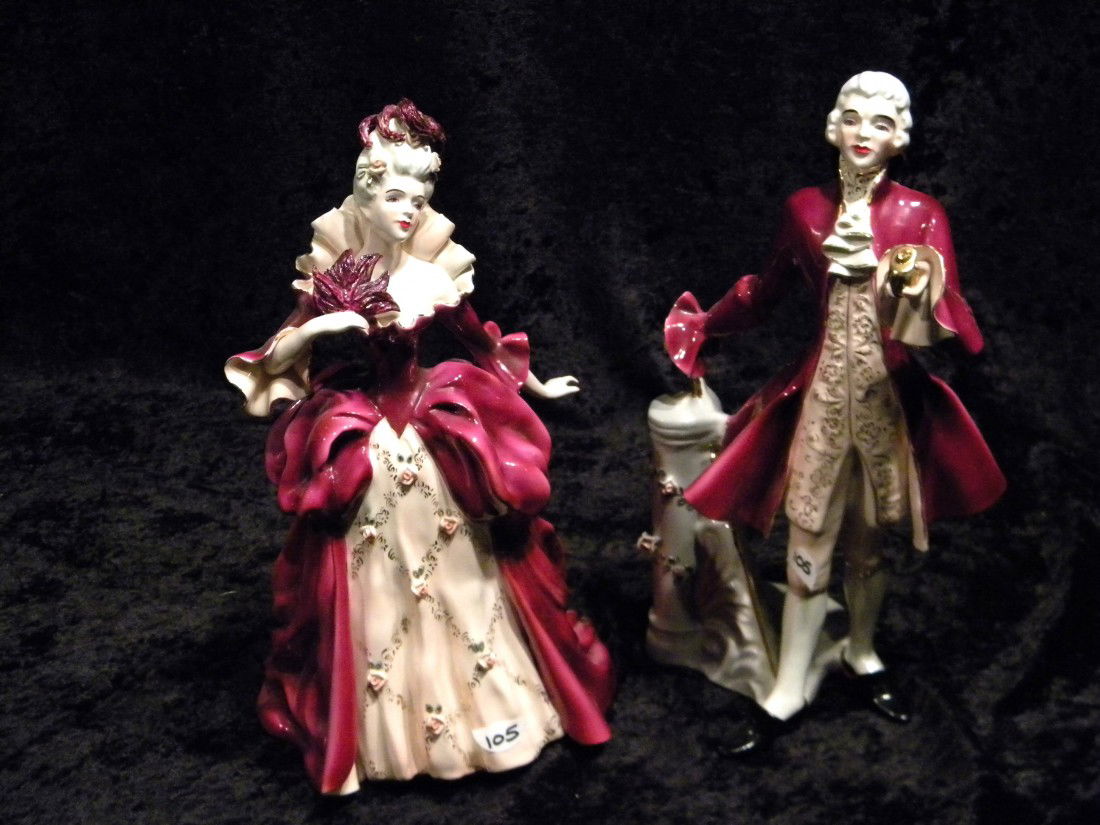 2 Florence Ceramics, California Figurines