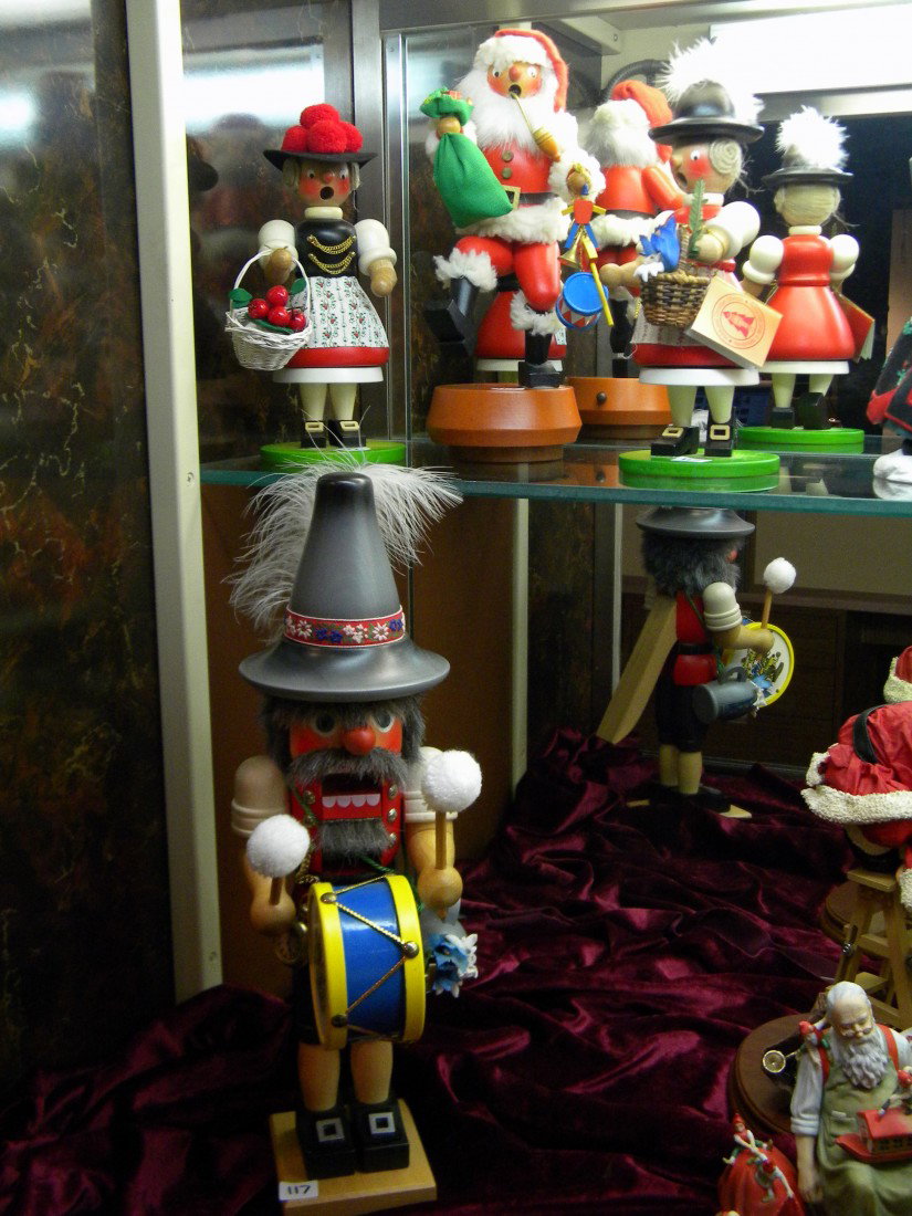 4 Pc Ulbricht Nutcracker Series: 4 Pc Ulbricht Nutcracker Series 1 Bavarian Drummer, 1 Bavarian Dirndl, 1 Dancing Santa, 1 Black Forest Girl. - All in boxes