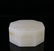 A CARVED WHITE JADE BOX AND COVER , QING DYNASTY
