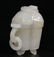 A CARVED WHITE JADE CENSER AND COVER , QING DYNASTY - 2