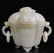 A CARVED WHITE JADE CENSER AND COVER , QING DYNASTY - 3