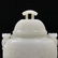 A CARVED WHITE JADE VASE AND COVER , QING DYNASTY - 4