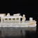 A CARVED WHITE JADE BOAT , QING DYNASTY - 7