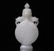 A CARVED WHITE JADE VASE AND COVER , QING DYNASTY - 2