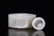 A CARVED WHITE JADE VASE AND COVER , QING DYNASTY - 9