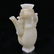 A CARVED WHITE JADE EWER , QING DYNASTY - 3