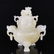 A WHITE JADE CARVING OF CENSER AND COVER , QING DYNASTY - 3