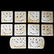 A SET OF TEN WIHTE JADE BELT BUCKLES ,QING DYNASTY