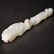 A CARVED WHITE JADE RUYI SCEPTER ,QING DYNASTY