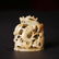 A CARVED RUSSET JADE 'DRAGON' CENSER FINIAL LIAO - 3