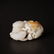 A CARVED RUSSET JADE LION - 3