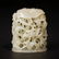 A CARVED WHITE JADE 'DRAGON' CENSER FINIAL LIAO PERIOD - 3